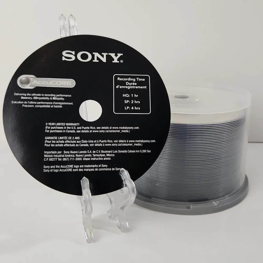 New Sony AccuCORE DVDR 120 min 4.7GB‎ Disks